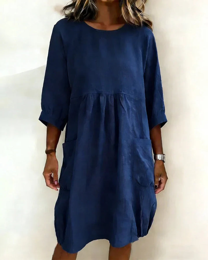 Alena | Modisches 3/4-Arm-Kleid Damen