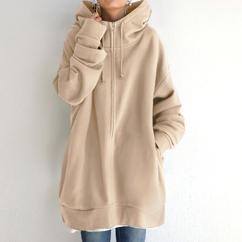 Romy | Damen Hoodie Winter kuschelig & komfortabel