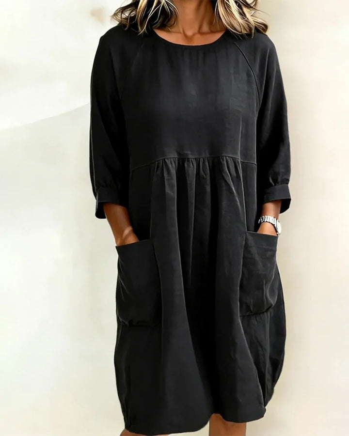 Alena | Modisches 3/4-Arm-Kleid Damen