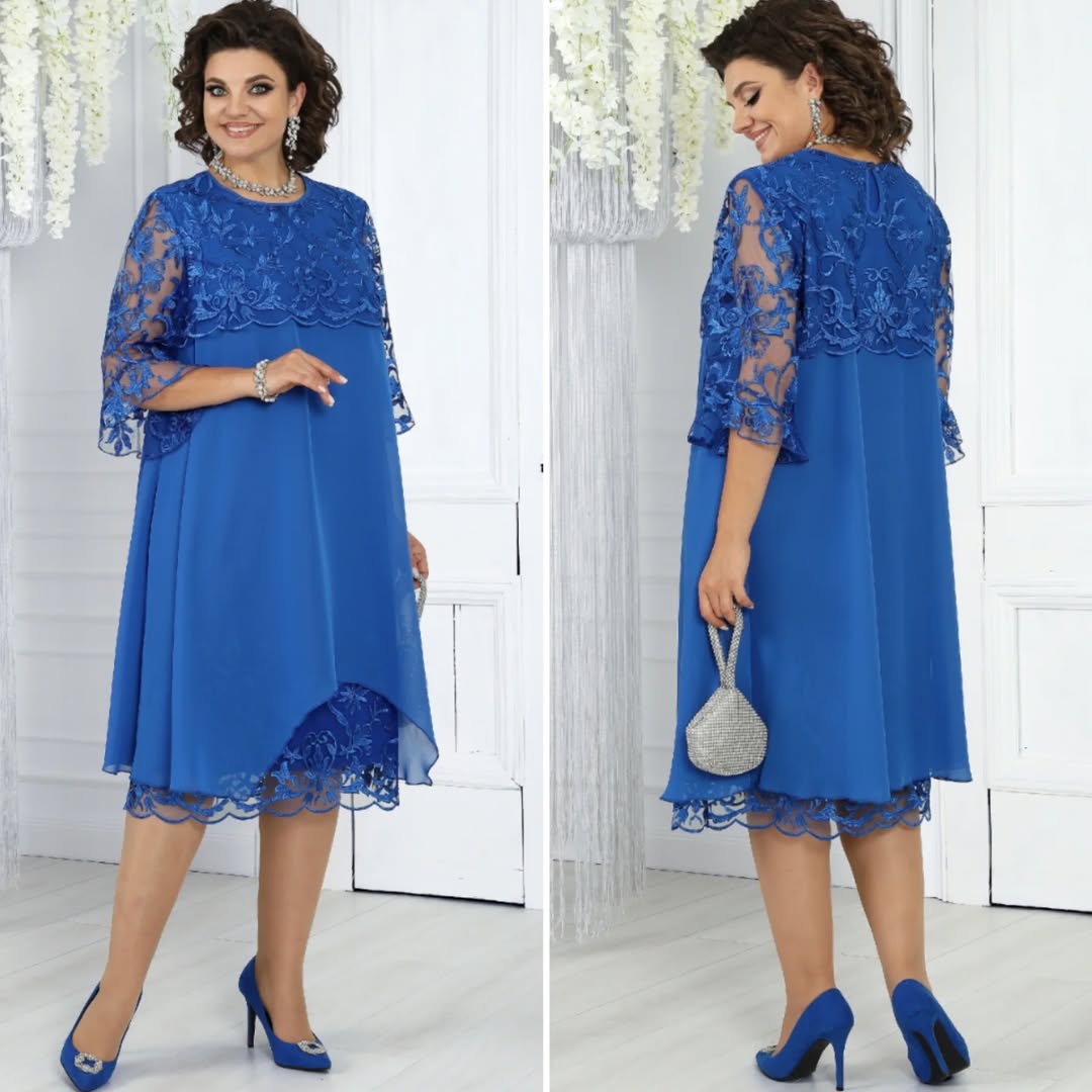 Elina | Stilvolles Damen Midikleid lässig-elegant