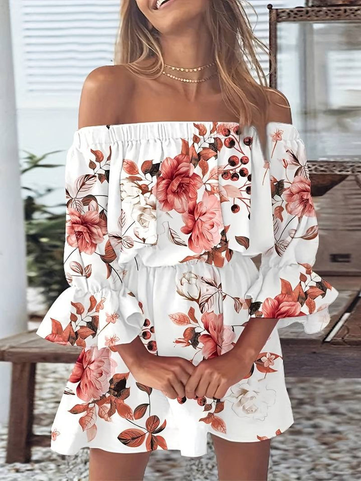 Elisa Boho Leaf Kleid für entspannte Sommertage in Stil