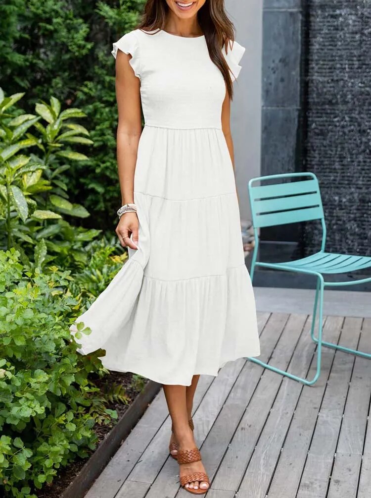 Lovelee | Bauchbedeckendes Kleid mit Raffinesse