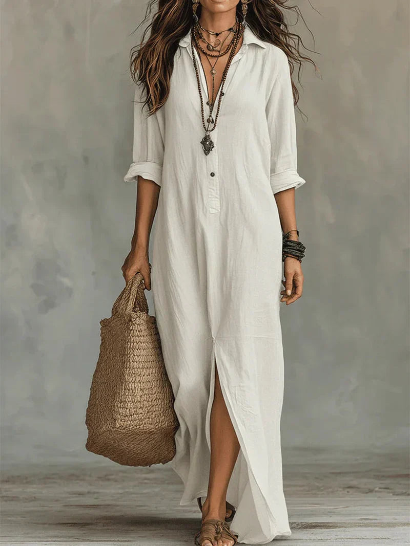 Mila | Elegantes Kleid Damen Maxi Look