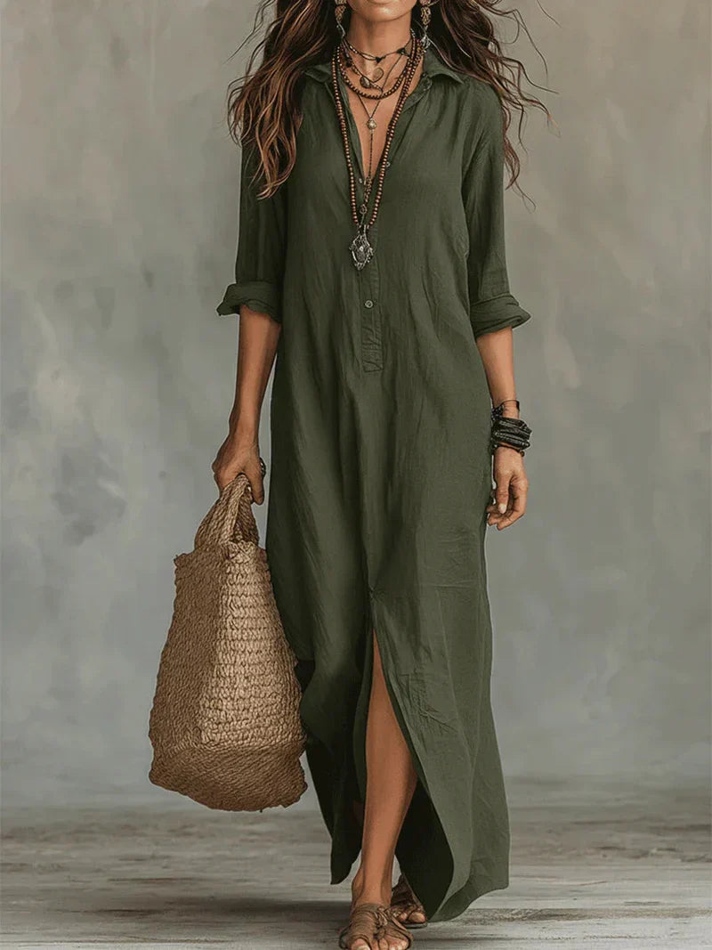 Mila | Elegantes Kleid Damen Maxi Look