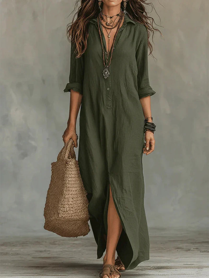 Mila | Elegantes Kleid Damen Maxi Look