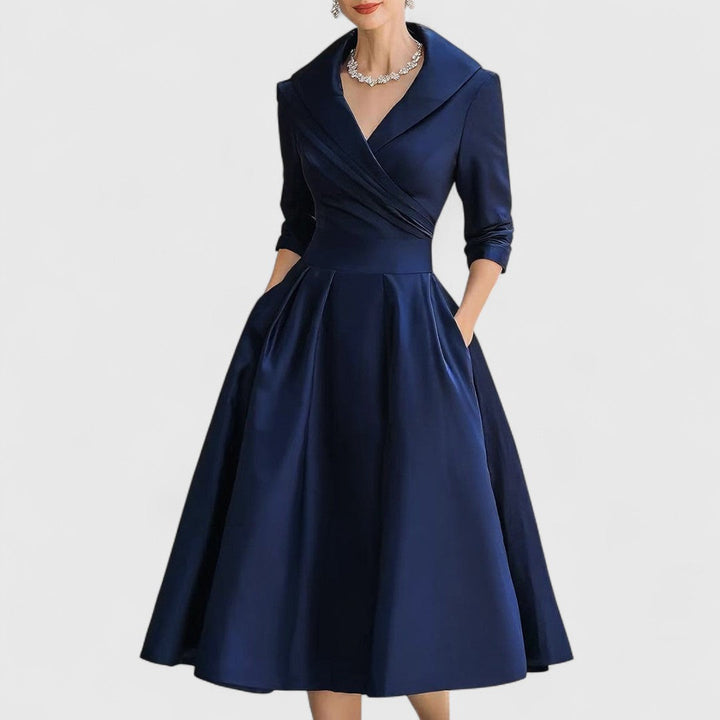 Claudia | Feminin geschnittenes Midikleid für Damen