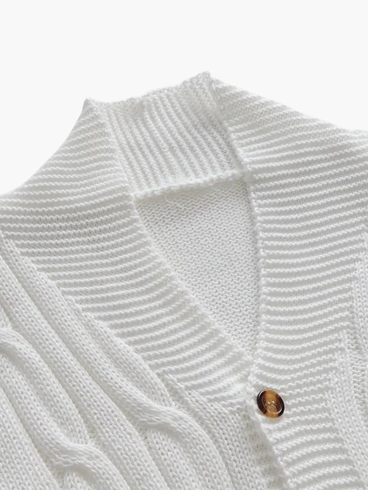 Teun | Pullover aus weichem Rippenstrickgewebe