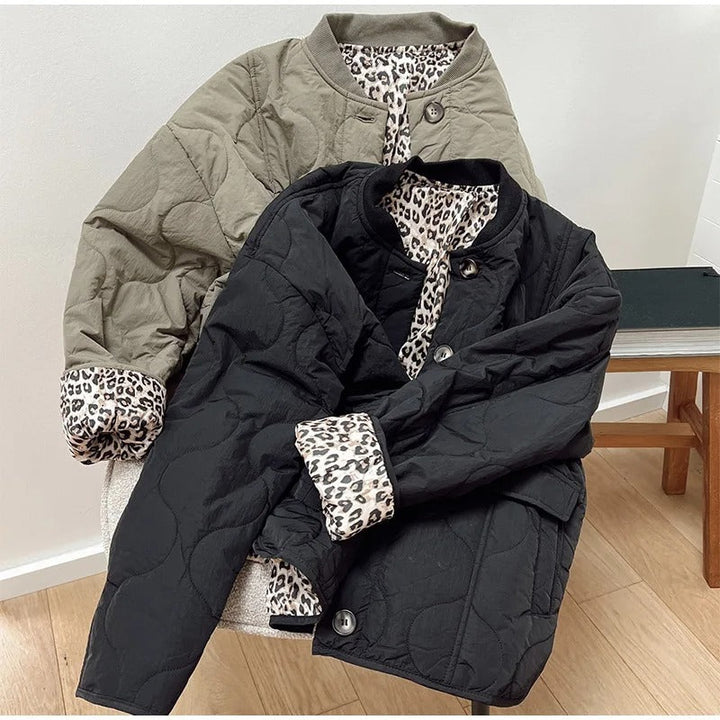 Isabelle | Jacke mit modischem Leopardenmuster