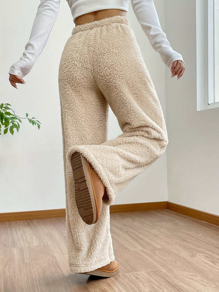 Inga | Ultra Vlieshose weit geschnitten mit elastischem Bund für Komfort