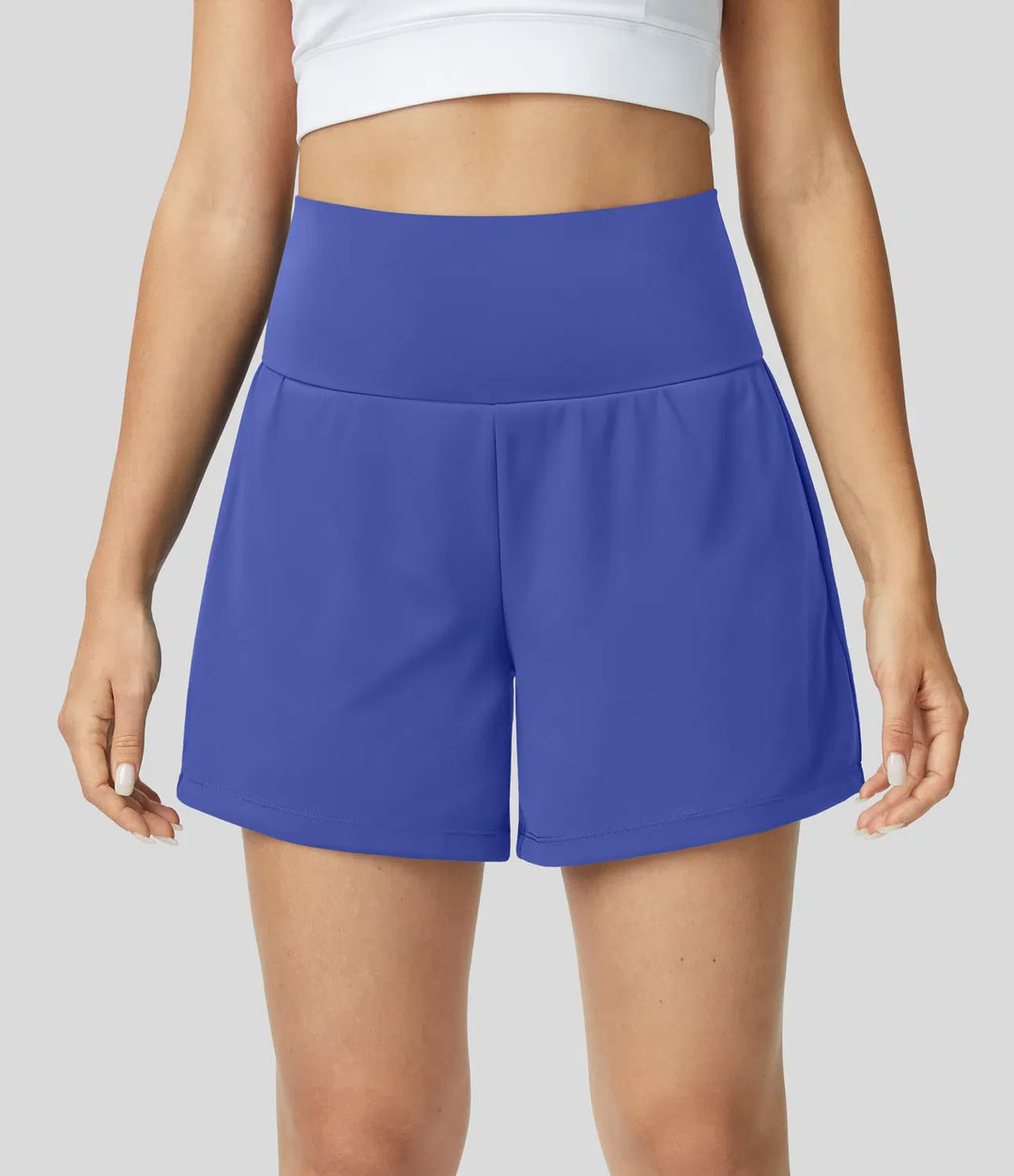 Natalia | 2-in-1 Yoga-Shorts mit hoher Taille