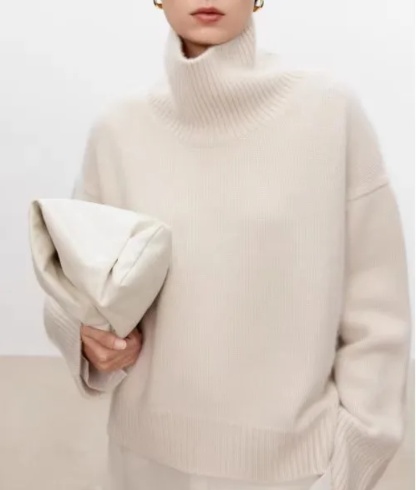 Elena | Lässiger Rollkragenpullover für Damen