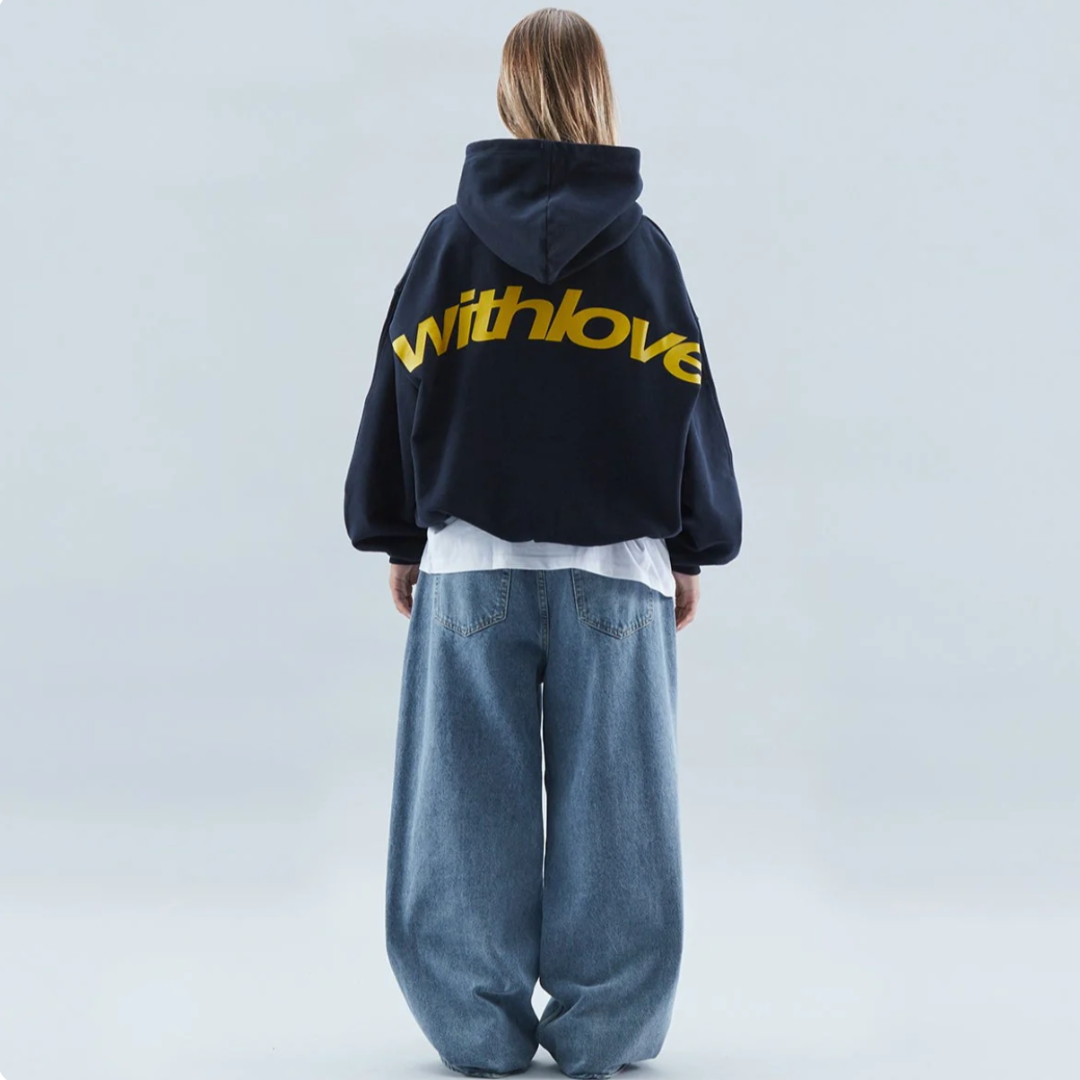 Sara | Kuscheliger Hoodie mit Herzmotiv – Statementwear