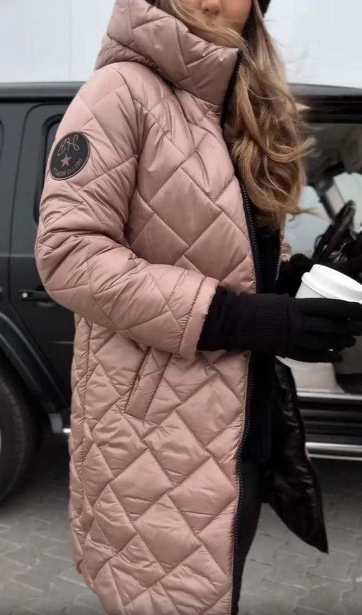 Clara | Gestepptes Damen Kapuzenjacke modern stilvoll