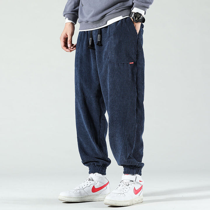 Kenji | Kord-Broek in Übergröße mit Stretchbund