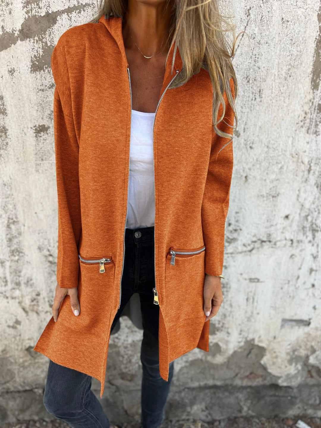 Stark | Kapuzenjacke mit Reißverschluss und Komfort