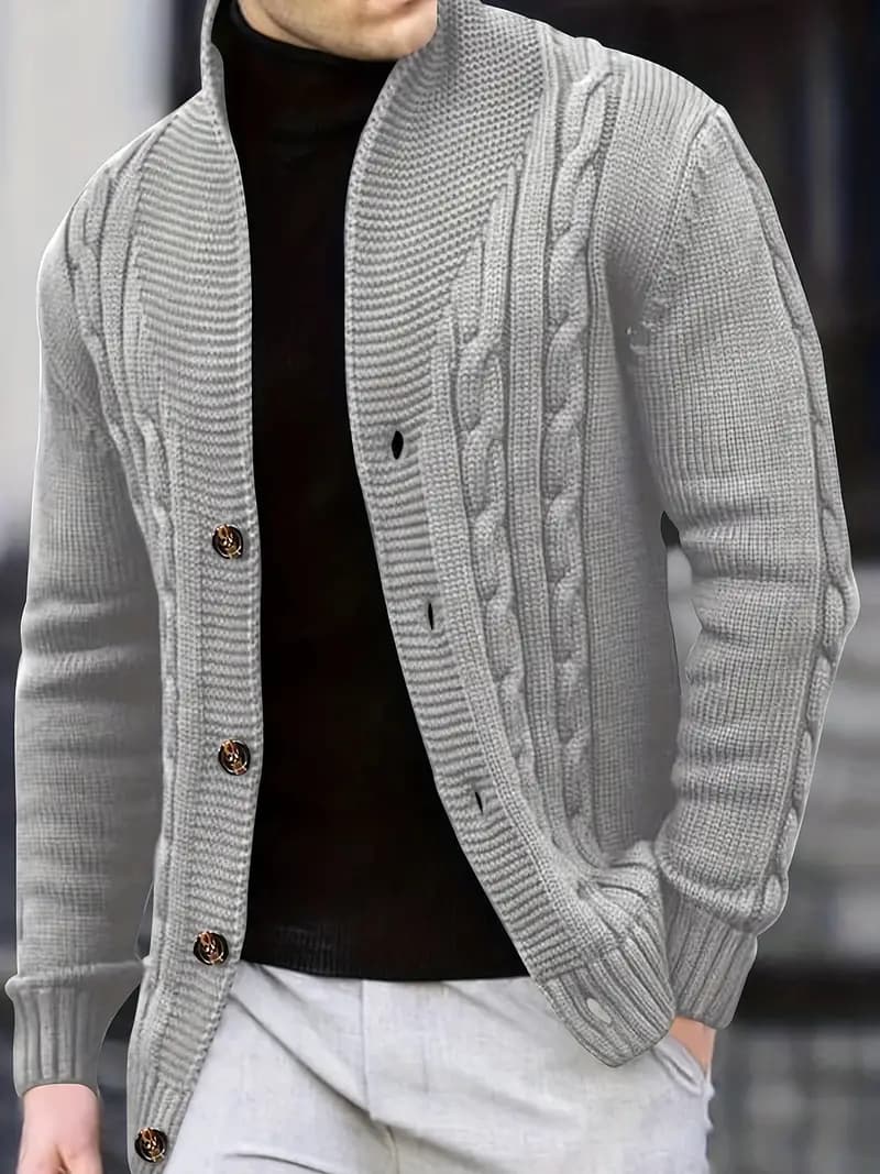 Teun | Pullover aus weichem Rippenstrickgewebe