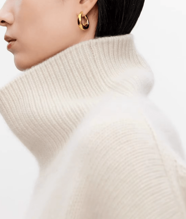 Lea | Stilvoller Pullover Damen mit Rollkragen