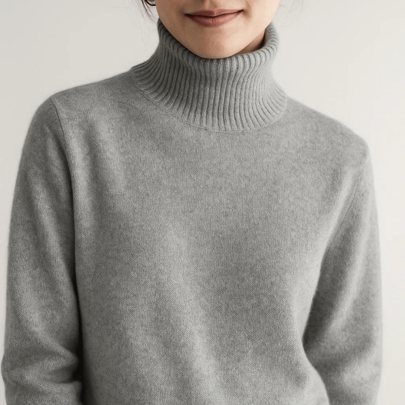 Tilda | Gemütlicher Feinstrickpullover mit Rollkragenstil