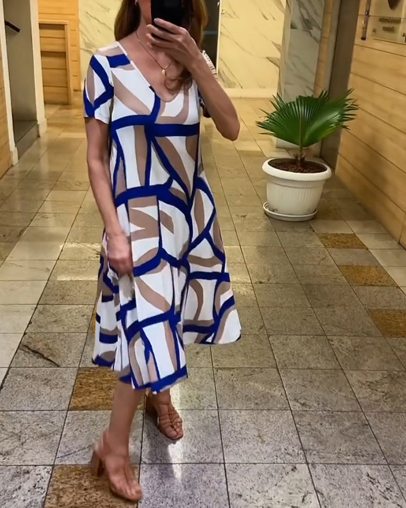 Savannah | Bedrucktes Sommerkleid mit Stil