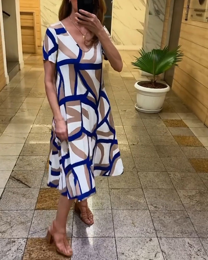 Savannah | Bedrucktes Sommerkleid mit Stil