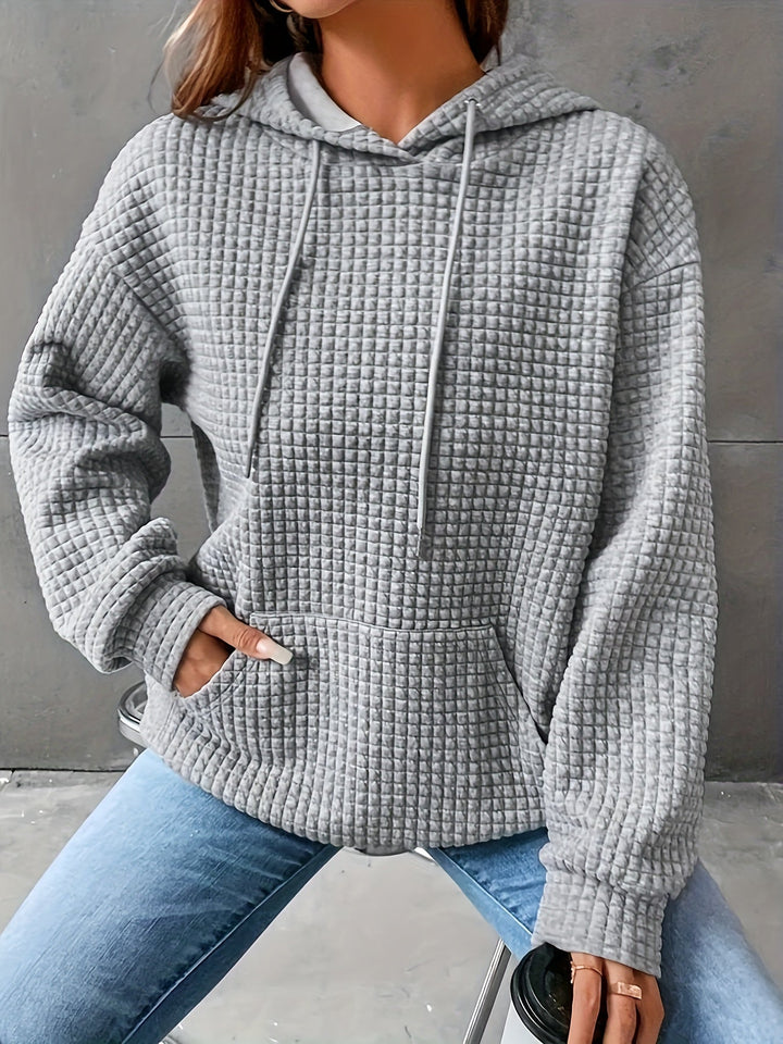 Clara | Waffelstrick Kapuzenpullover
