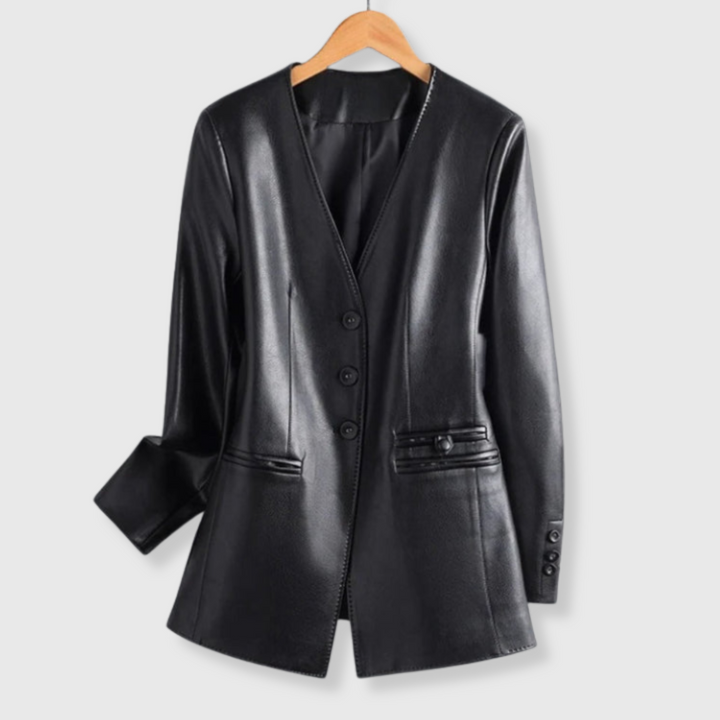 Elena | Kultige Lederjacke im modernen Design