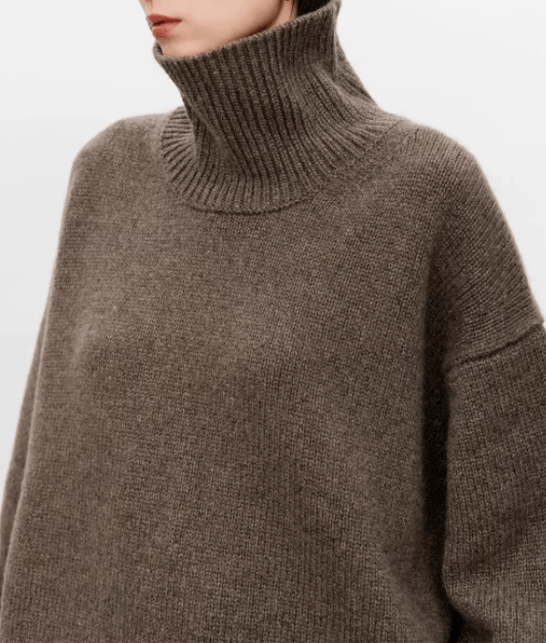 Lea | Stilvoller Pullover Damen mit Rollkragen
