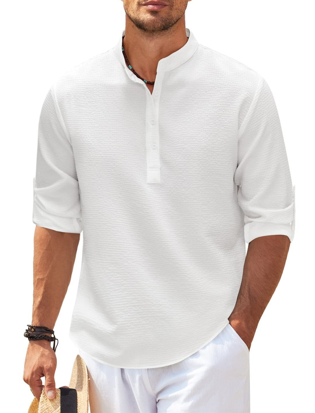 Noah | Elegantes Leinenhemd Herren Stil
