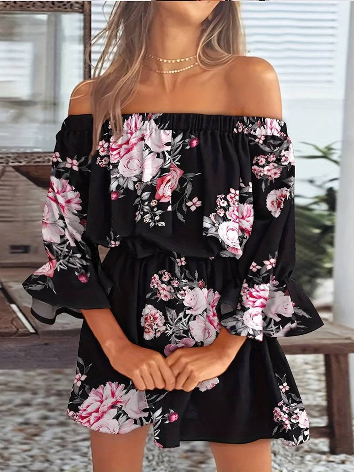 Elisa Boho Leaf Kleid für entspannte Sommertage in Stil