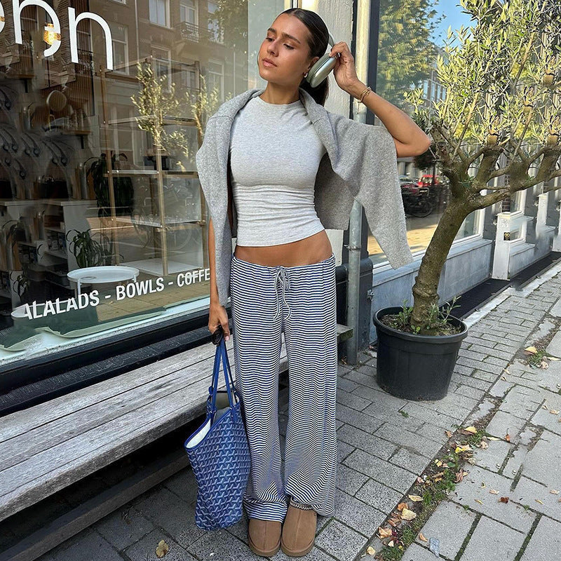 Isabel | Elegante Damen-Hose gestreift klassisch