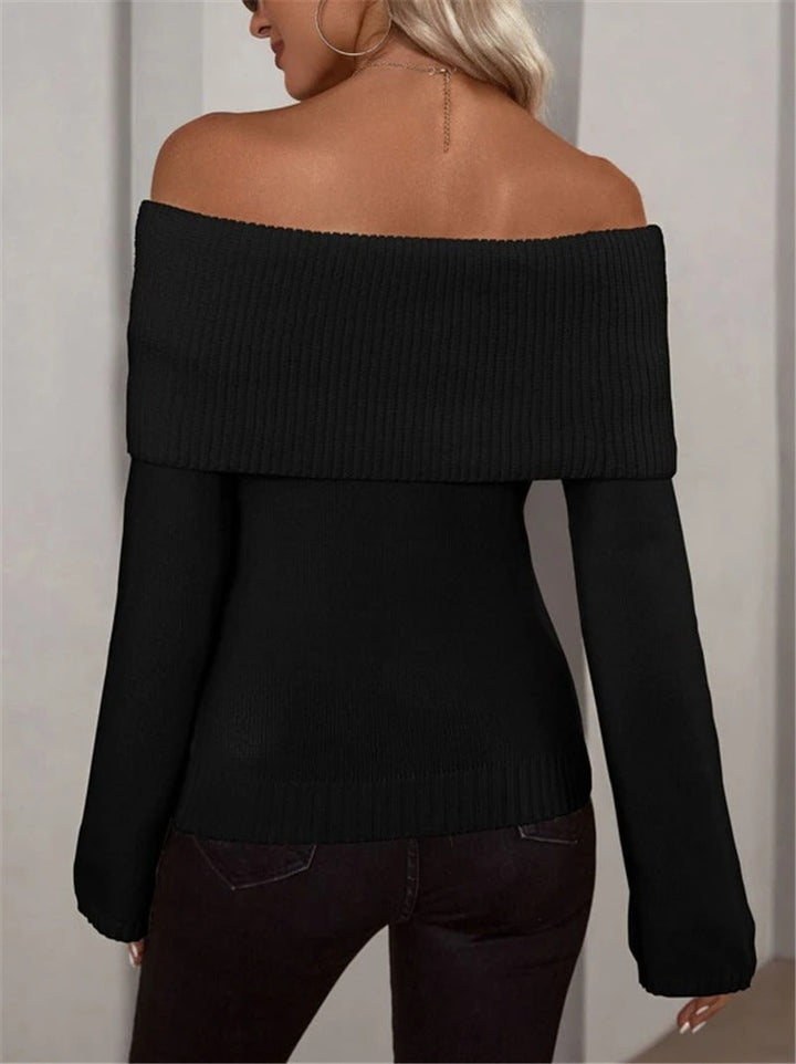 Johanna | Off-Shoulder Pullover im lässigen Stil
