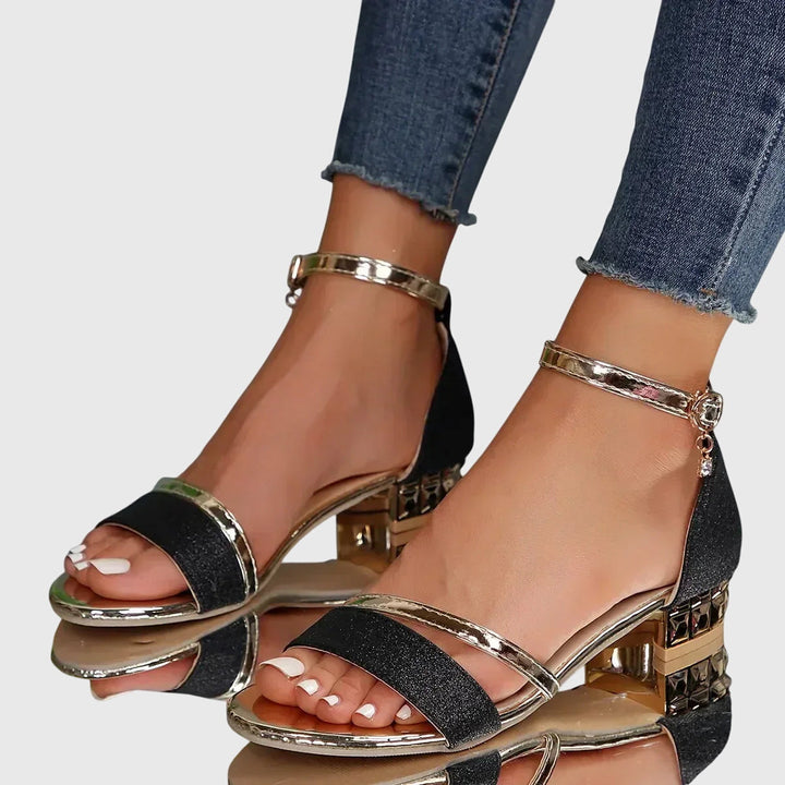 Livia | Modische Absatz Sandalen Damen Trend