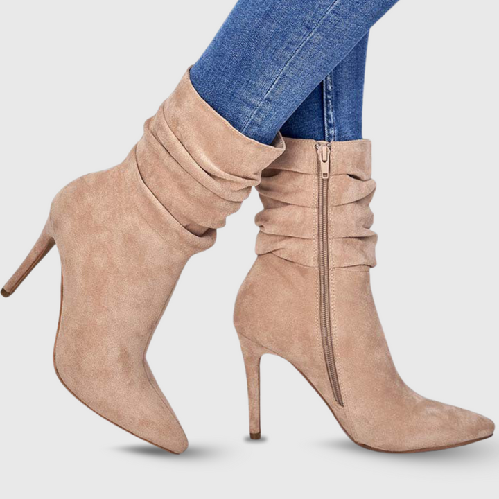 Claudia | Premium-Stiefel in stilvoller Veloursoptik