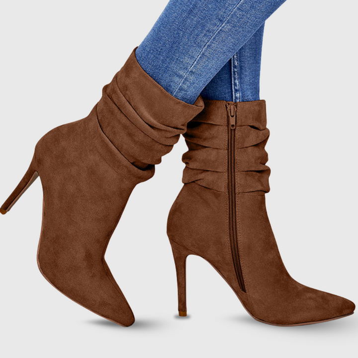 Claudia | Premium-Stiefel in stilvoller Veloursoptik