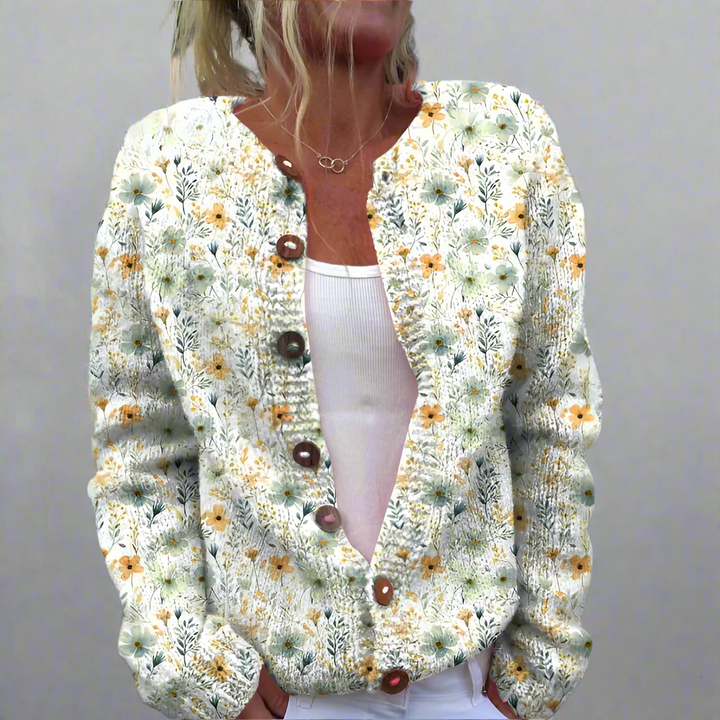 Alyana | Jacke mit farbigem Blumenmusterprint
