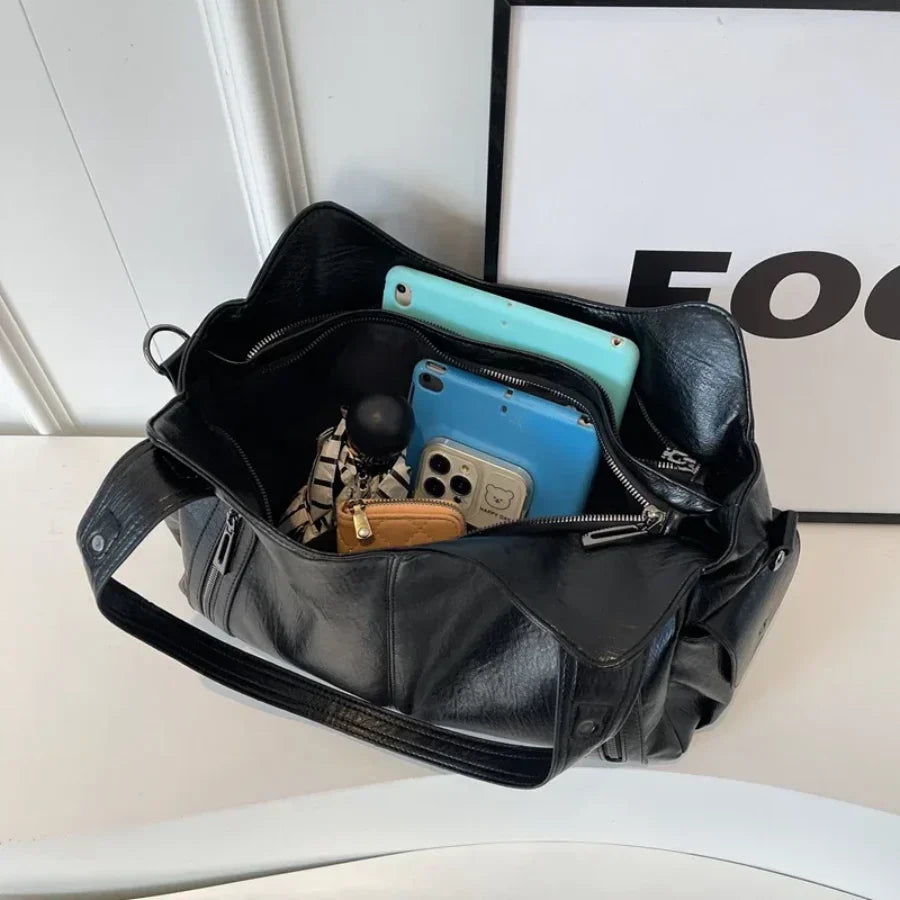 Novira Leder Tragetasche für Alltag und Arbeit