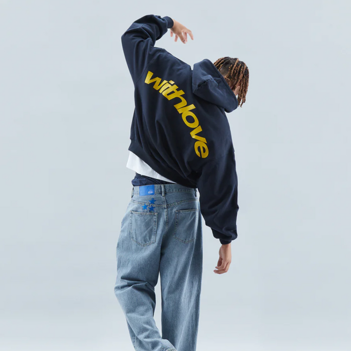 Sara | Kuscheliger Hoodie mit Herzmotiv – Statementwear