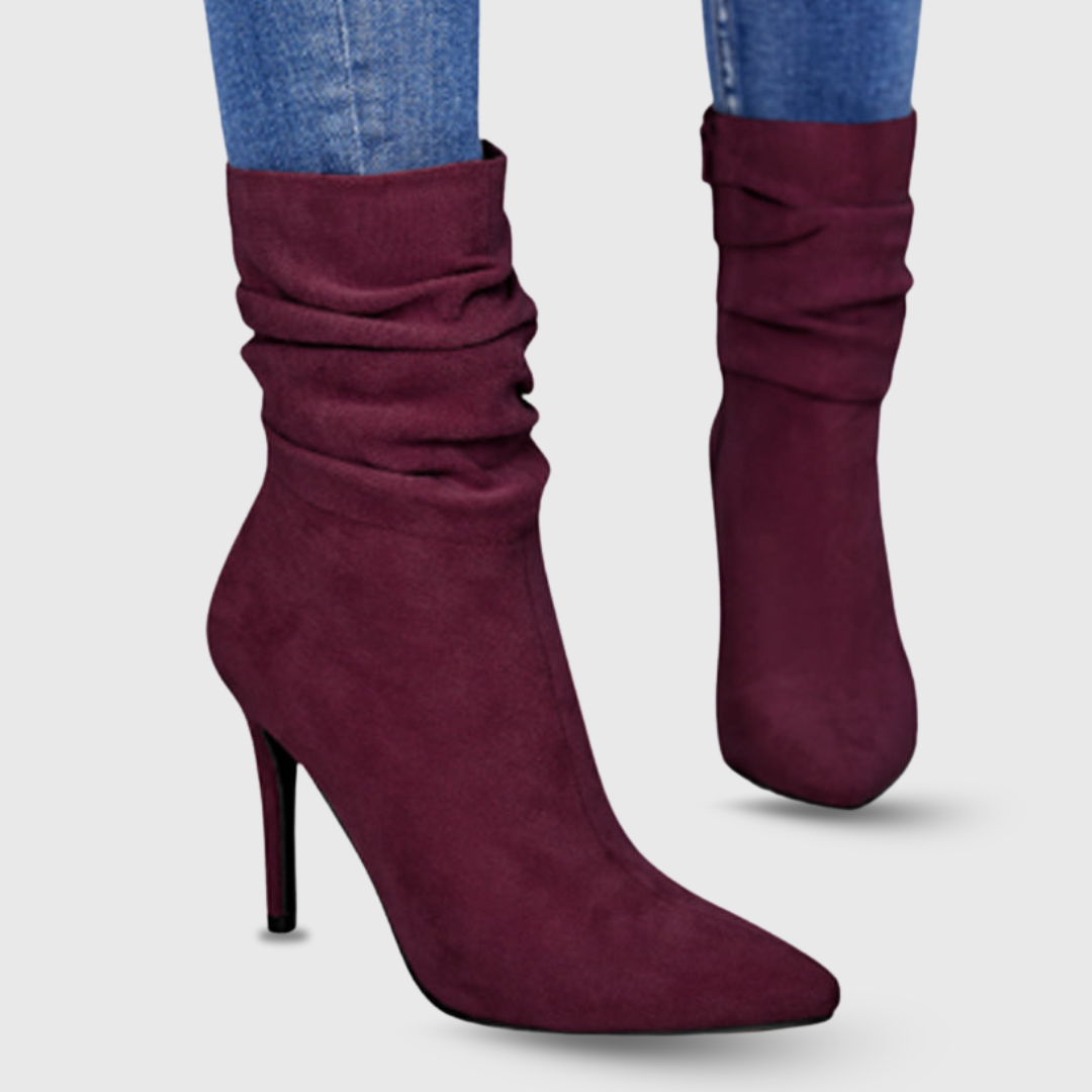 Claudia | Premium-Stiefel in stilvoller Veloursoptik