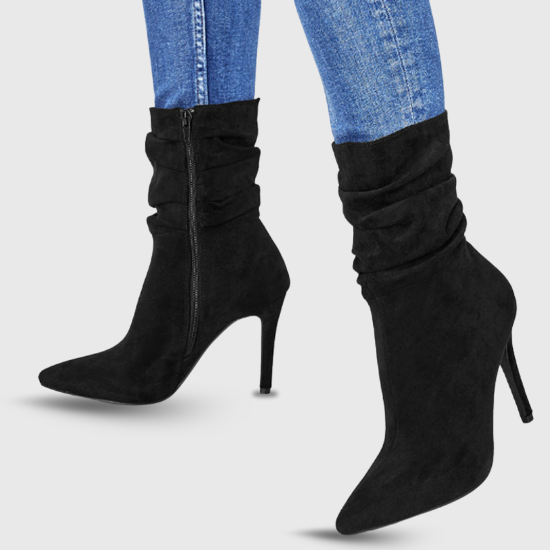 Claudia | Premium-Stiefel in stilvoller Veloursoptik
