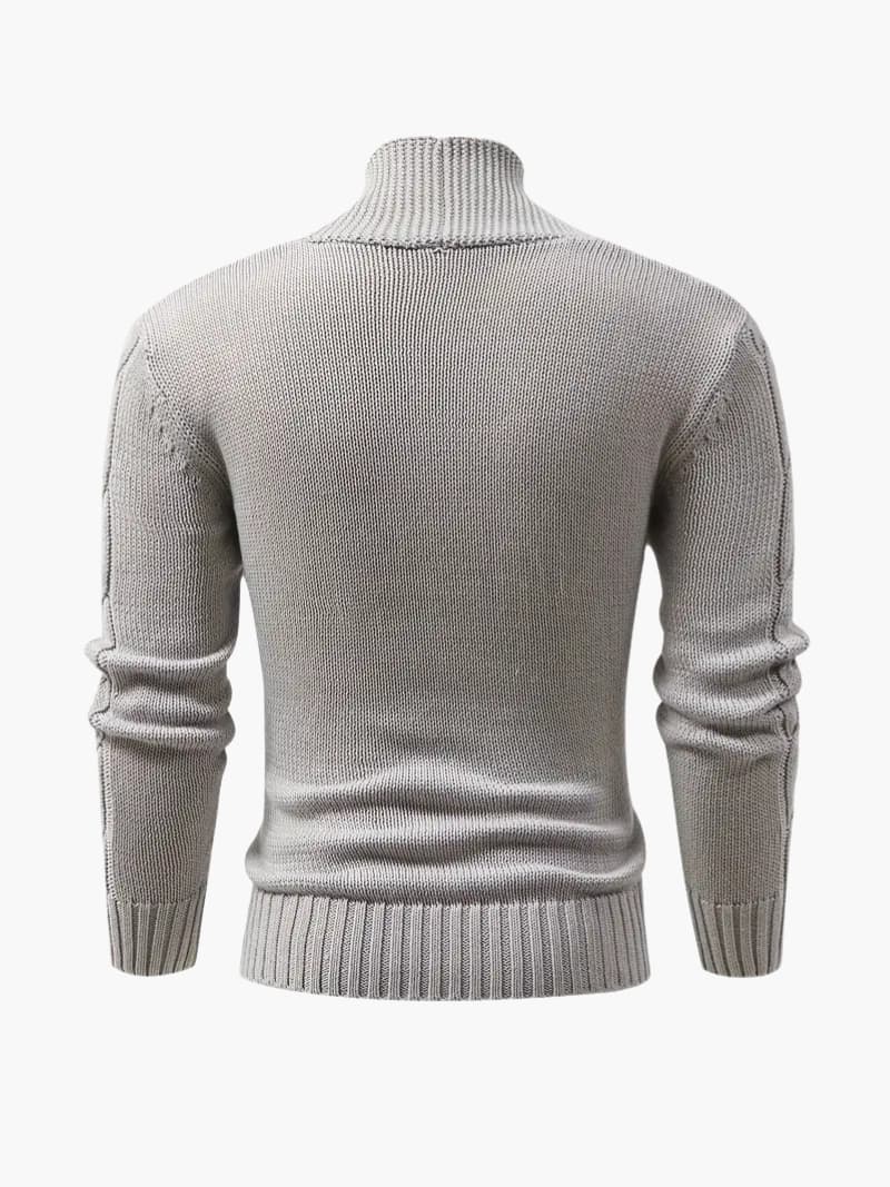 Teun | Pullover aus weichem Rippenstrickgewebe