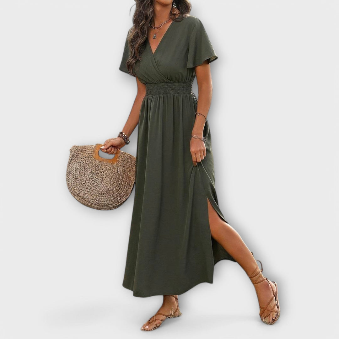 Julia | Edles Kleid mit Ärmeln Damen