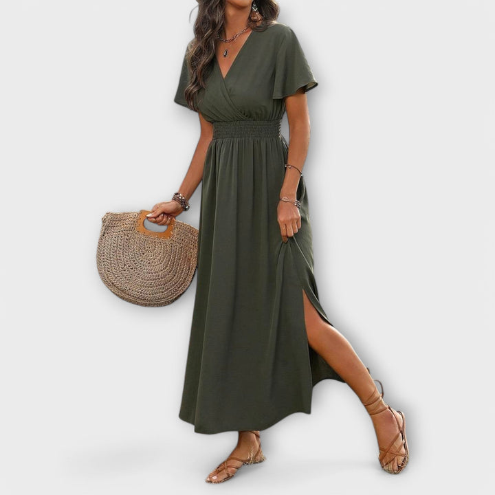 Julia | Edles Kleid mit Ärmeln Damen