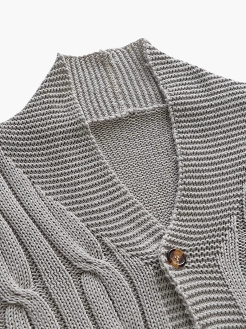 Teun | Pullover aus weichem Rippenstrickgewebe