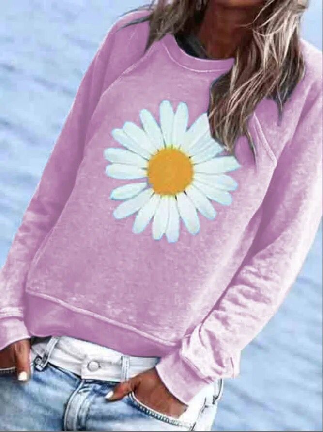 Gänseblümchen | Floraler Pullover für Frühlingstage