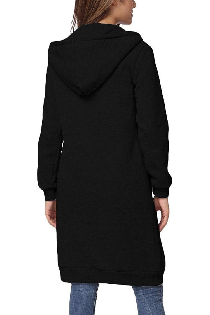Sweatshirt | Übergroß mit langer Kapuze und Zipper