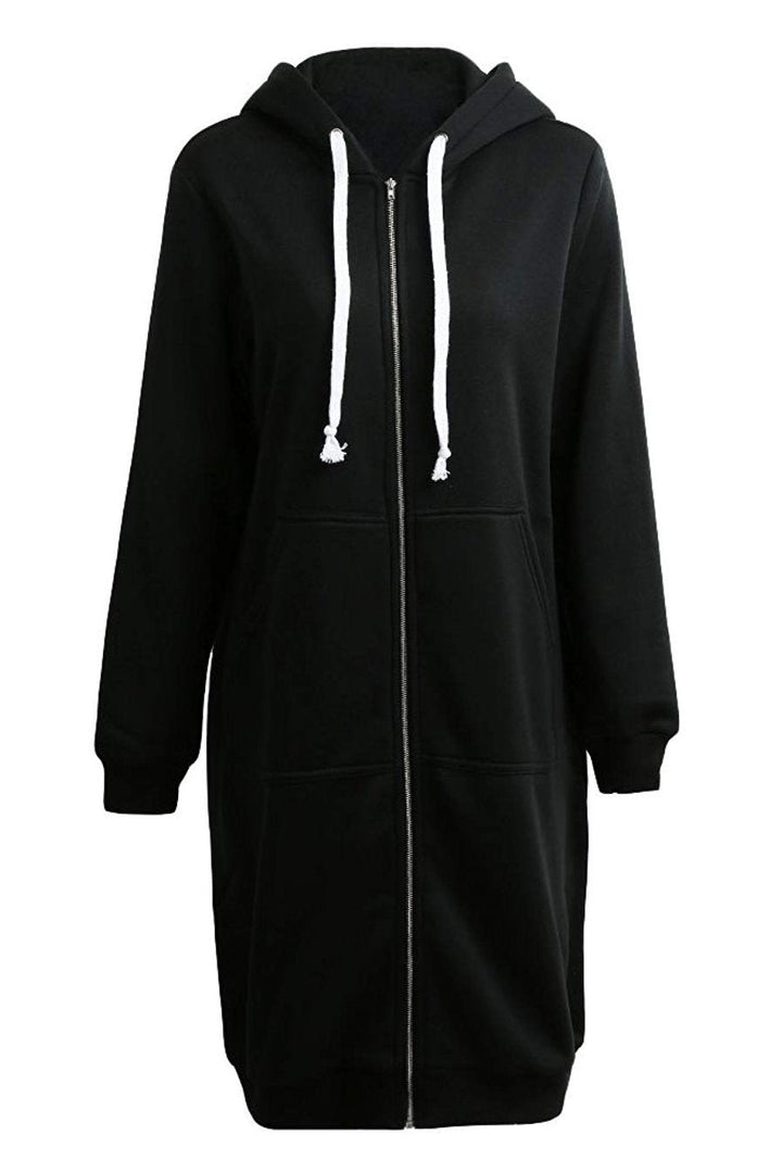 Sweatshirt | Übergroß mit langer Kapuze und Zipper