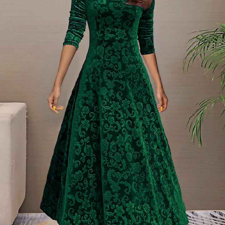 Amelia | Stilvolles Samtkleid Damen elegant chic