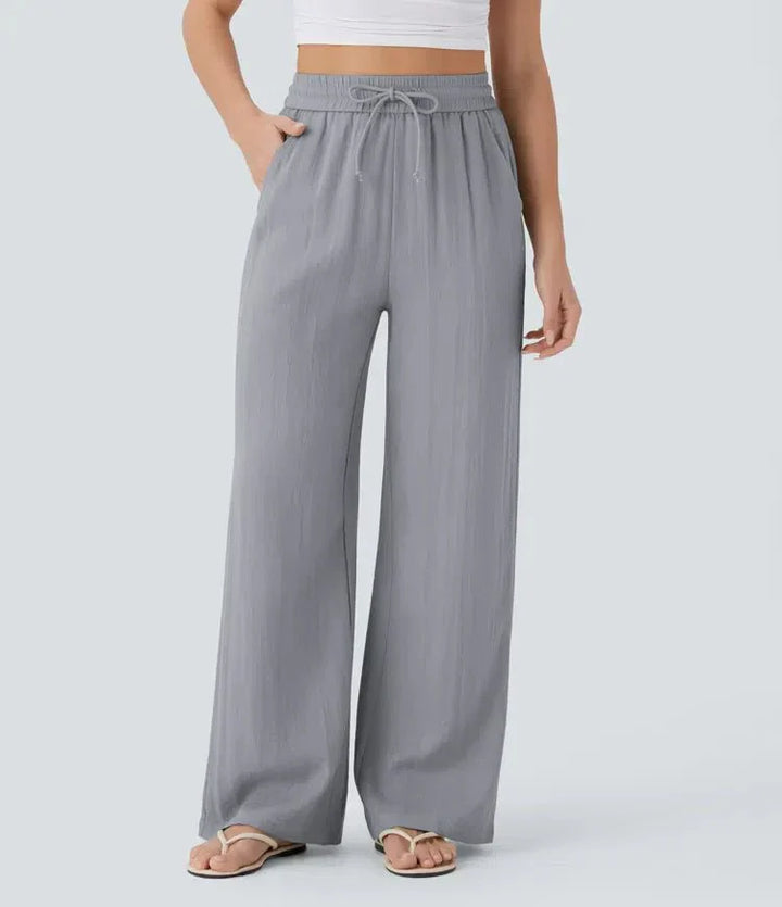 Elena | Bequeme Leinenhose mit fließender Passform