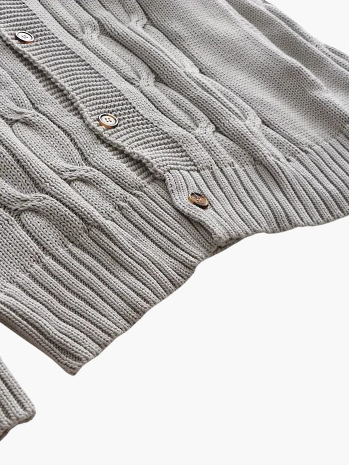 Teun | Pullover aus weichem Rippenstrickgewebe
