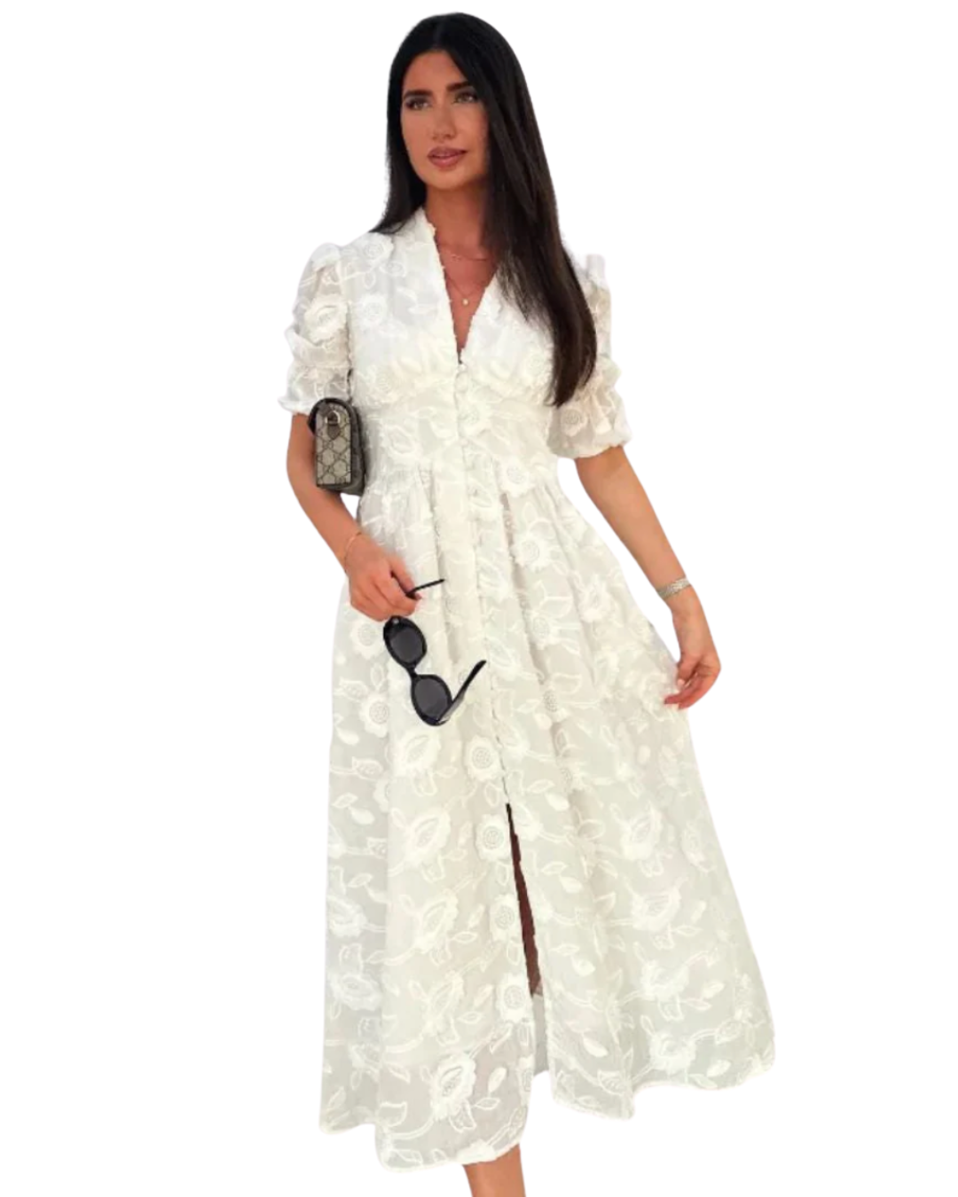 Greta | Elegantes Mykonos Kleid Damen Stil